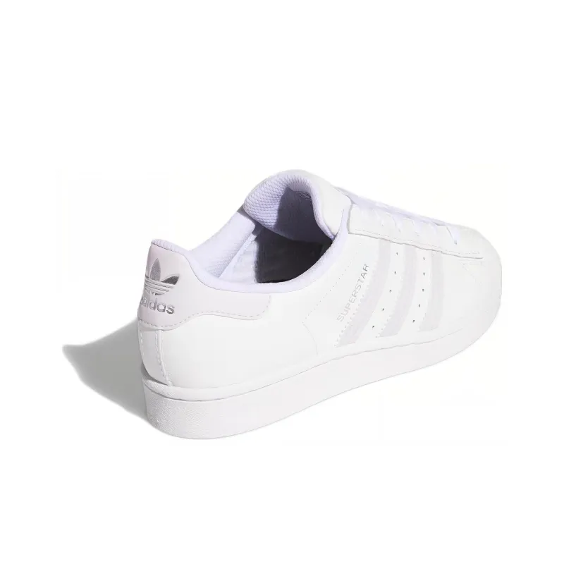 Adidas Superstar White Purple Tint Women's-3