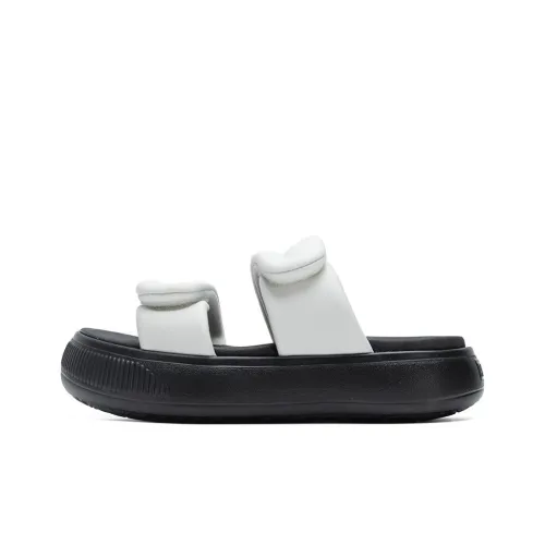 PUMA Mayu Puffy Sandals 'Grey Black' Women's