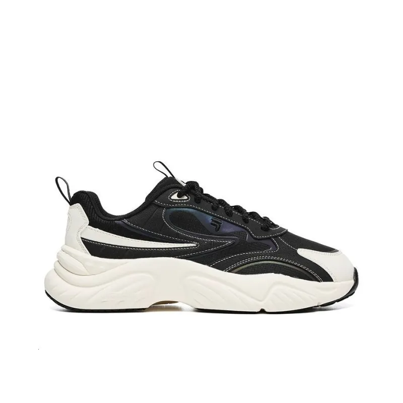 FILA FUSION Running Shoes 'Black White Retro'-1