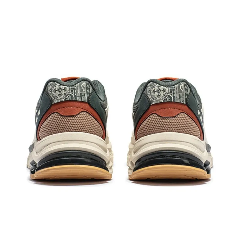 361° Life Collection Slip Resistant Low Top Casual Shoes Men's Beige Gray Brown-3