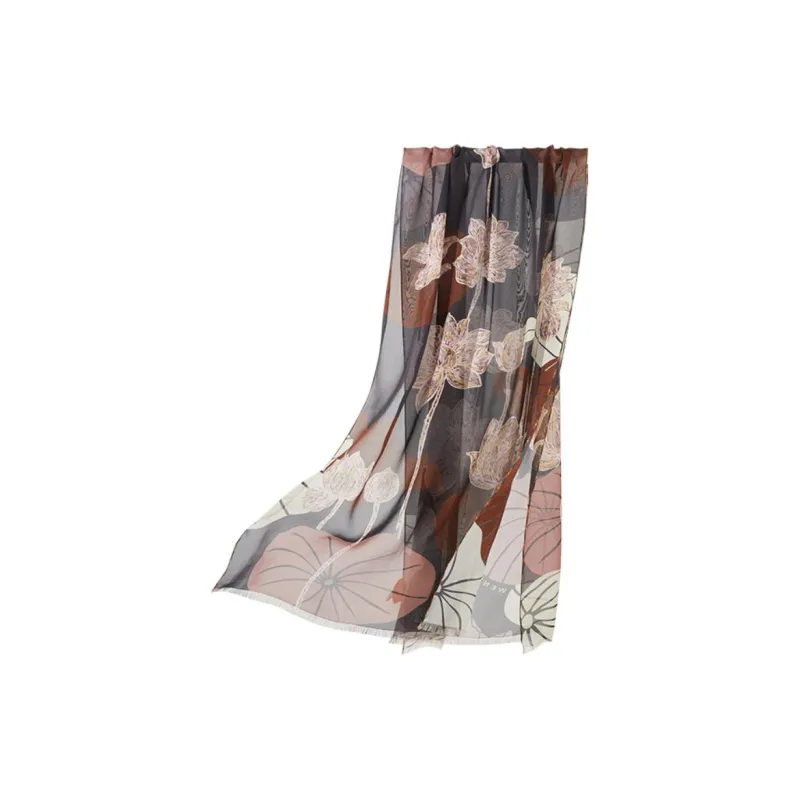 WENSLI Silk Scarves Women's-3