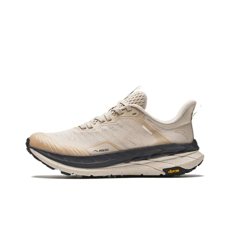 Anta Cushioning Low-Top Running Shoes Women's Gray-0