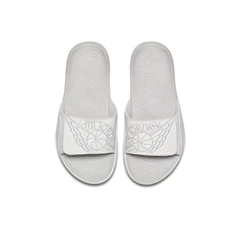 JORDAN Hydro 7 Slides White Platinum GS-3