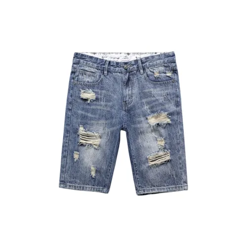 JEEP SPIRIT Denim Shorts Men Blue