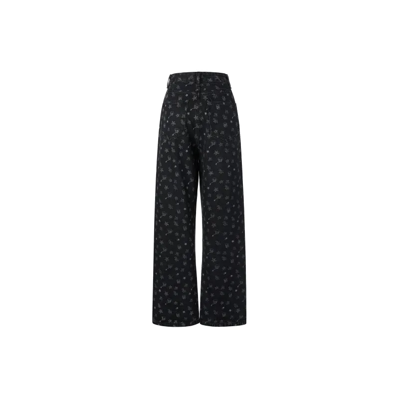 BETWEENAND x NIAONIAOYI Jeans Women's Black-1