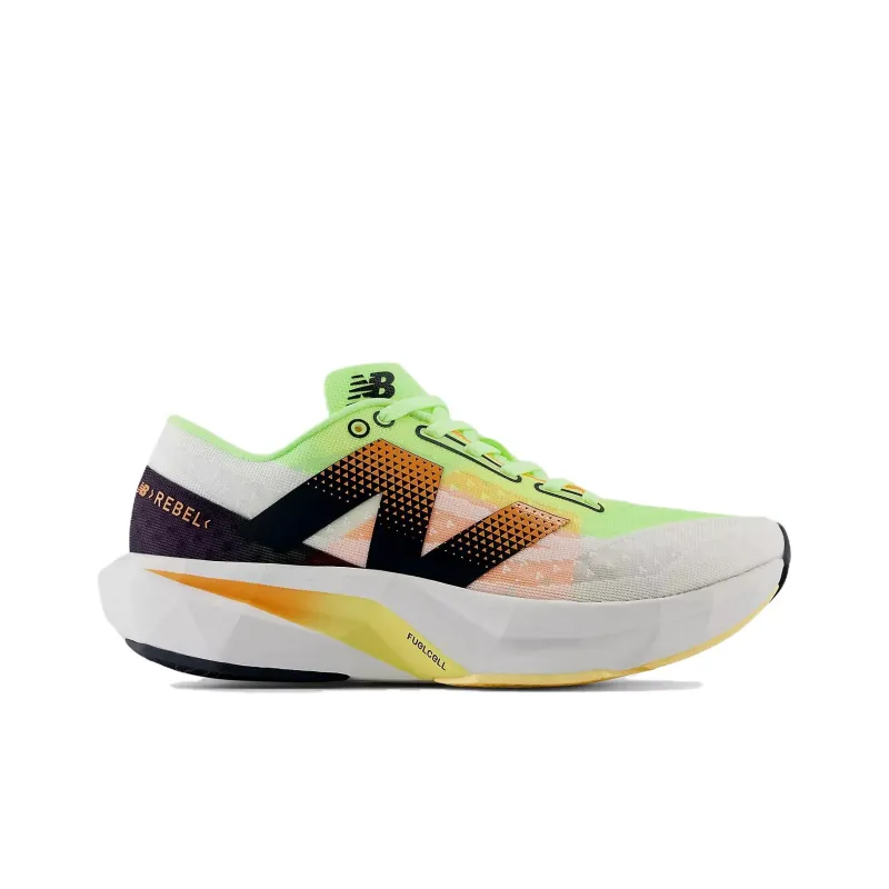 New Balance FuelCell Rebel V4 Bleached Lime Glo Hot Mango-1