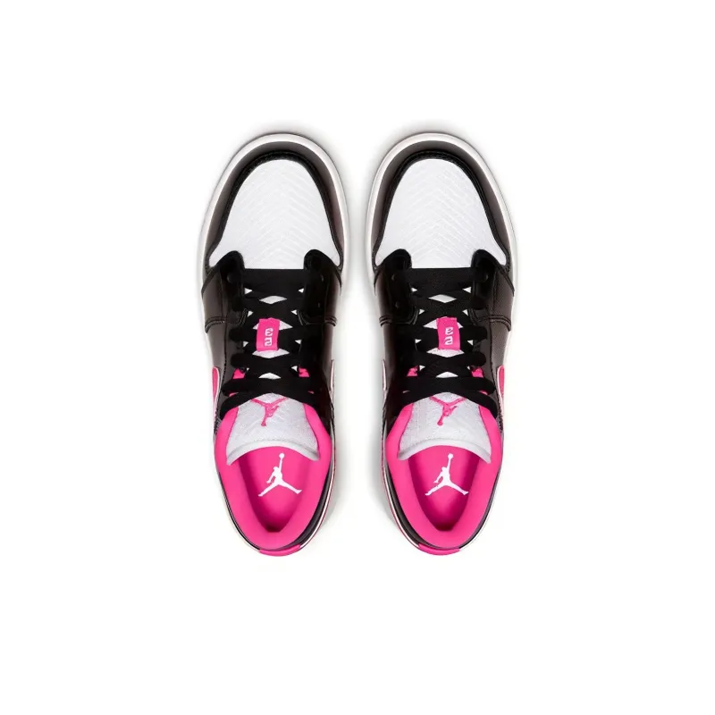 Jordan 1 Low Black White Hyper Pink GS-3