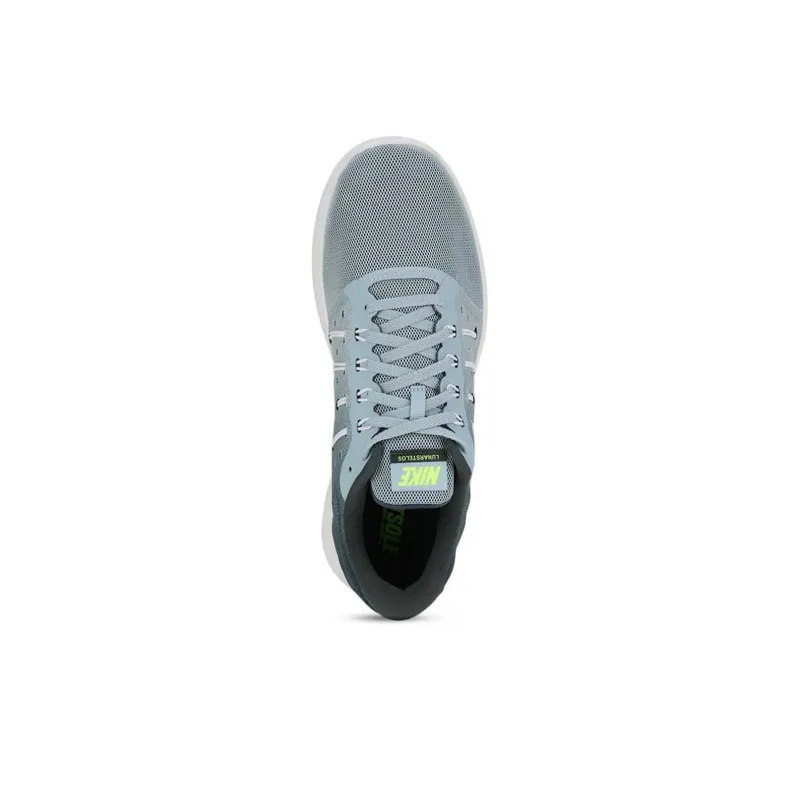 Nike LunarStelos Cushioning Wear Resistant Low Top Casual Running Shoes Men's Gray-4