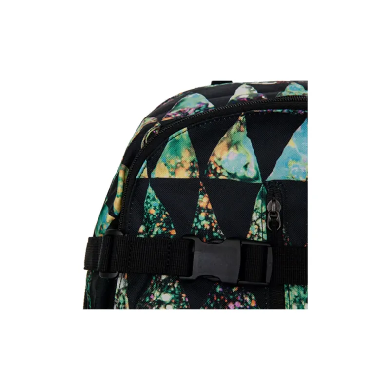 Nike Polyester Backpack Regular Unisex Black Multicolor Print-4