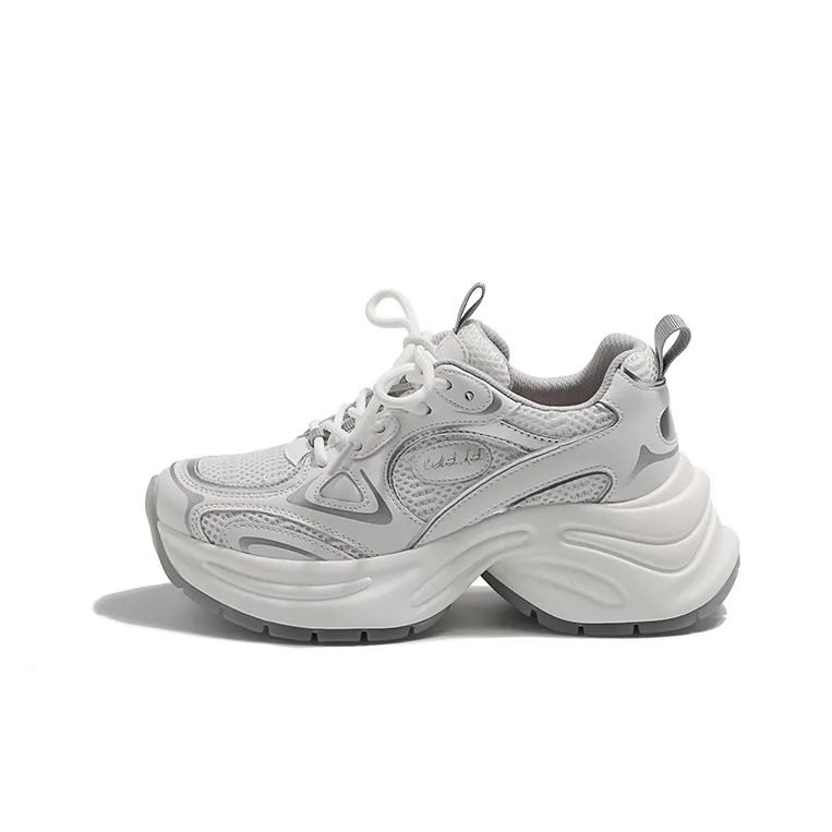 MIS. DANNY Slip-Resistant Breathable Low-Top Chunky Sneakers Women's-0