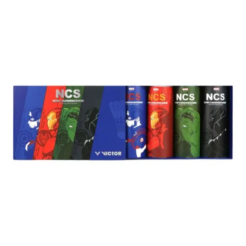 VICTOR Marvel-New Carbon Sound Ball Synthetic Shuttlecock 3 Pack Faux Fur Shuttlecocks