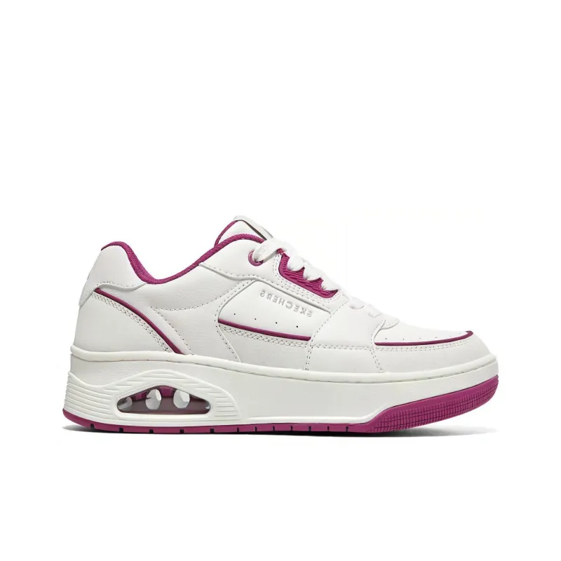 Skechers Uno Court Courted Style Shoes 'White Red' Women's-1