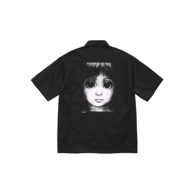 Supreme Margaret Keane Teardrop S/S Work Shirt - POIZON