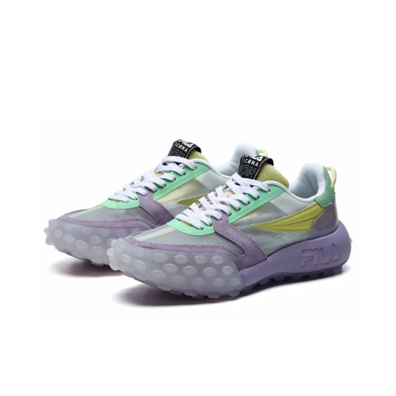 FILA Gara Low White Lilac Women's-3
