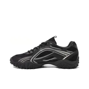 FILA Eschape Cushioning, Wear Resistant Low Top Running Shoes Unisex Black