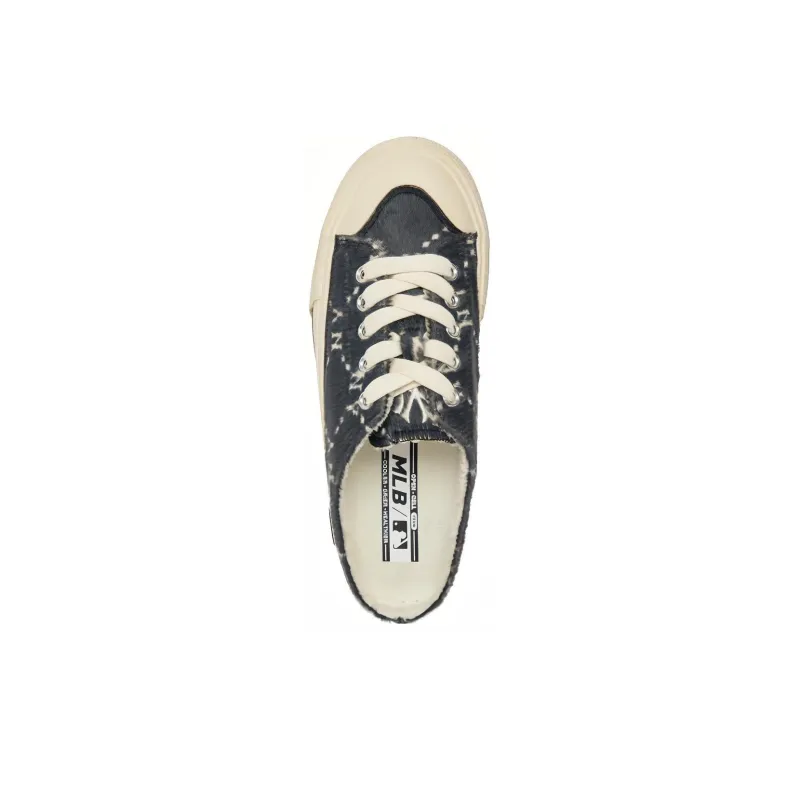 MLB Playball Mule Fur Dia Monogram Slip Resistant Cushioning Wear Resistant Low Top Skateboard Shoes Unisex Black-3