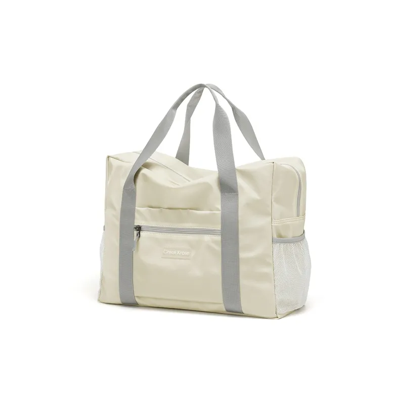 Simvay Clos Fabric Travel Bag Portable Storage Maternity Bag Large Size Women's Ecru-1