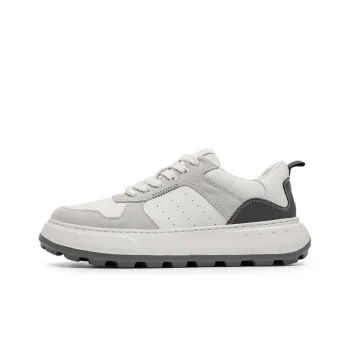 Year By Year Slip Resistant Low Top Skateboard Shoes Men's White