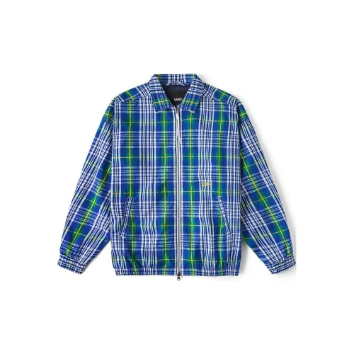 Vans Jackets Men Blue Plaid