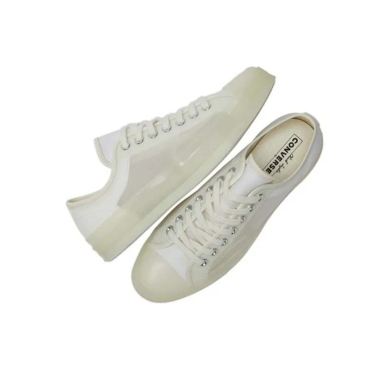 Converse Chuck 70 Hi Translucent Canvas Sneakers 'Egret'-4