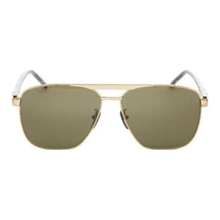 GUCCI Aviator Sunglasses Men's Gold-1