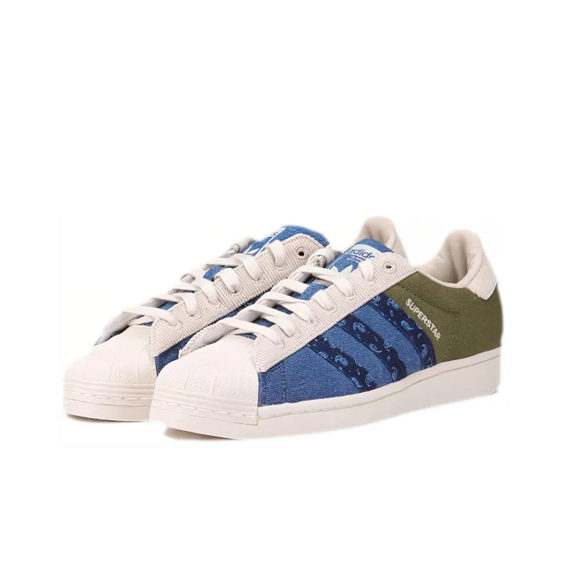 Adidas Superstar Olive Denim-1