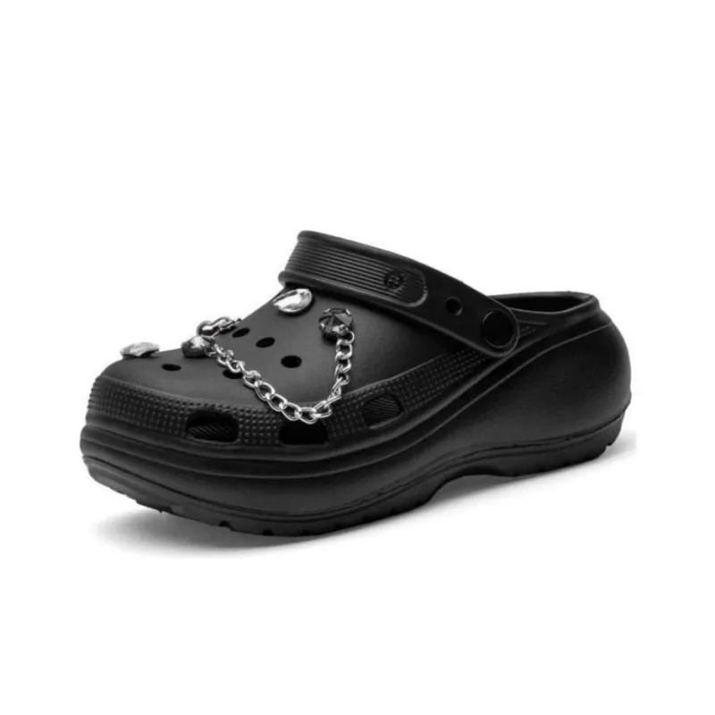 TOOMANYSHOES Light Balloon Clogs 5.5cm Women's-1