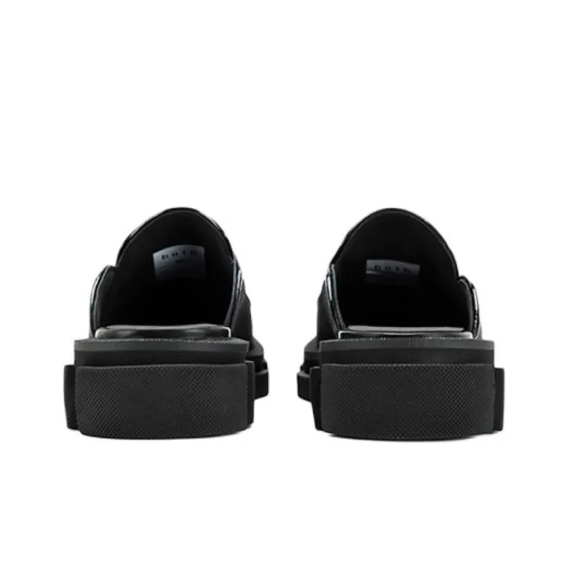 Both Gao Closed Toe Slippers 4.5cm Women's Black-4