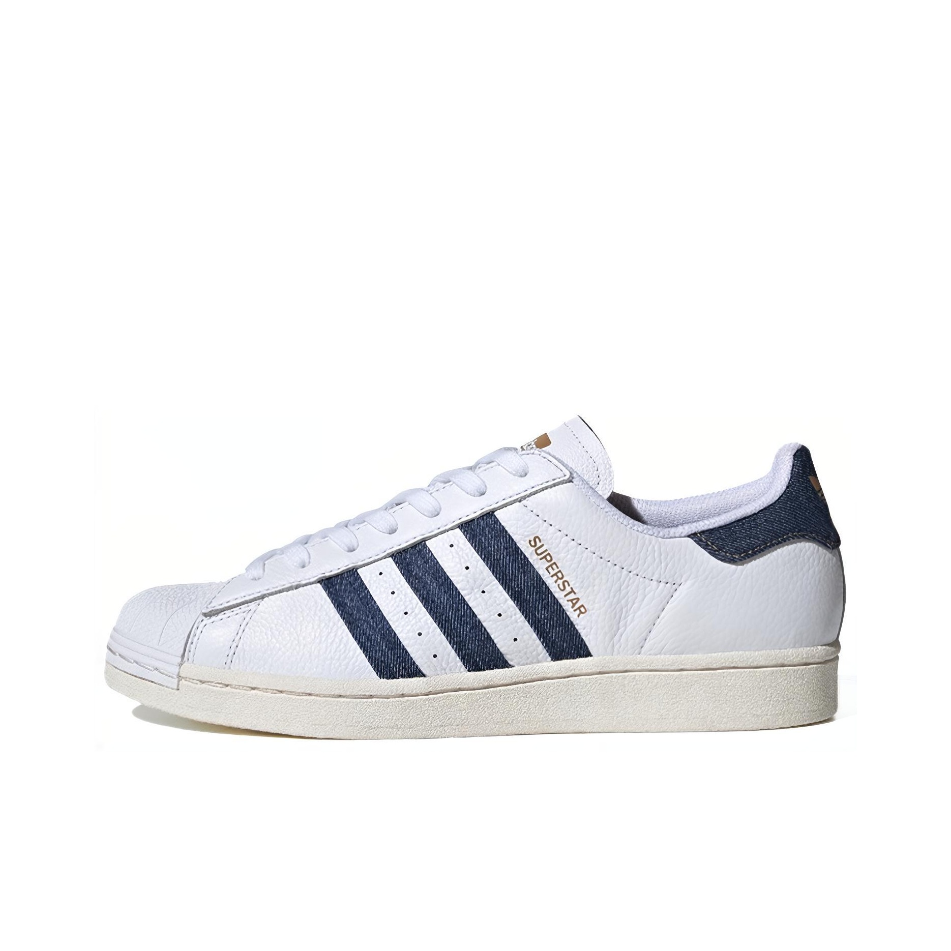 Adidas Originals Superstar White Dark Blue POIZON