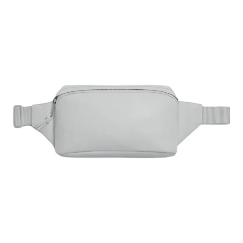ZARA Polyurethane Shoulder Bag Crossbody Bag Fanny Pack Men's Pearl Gray-0