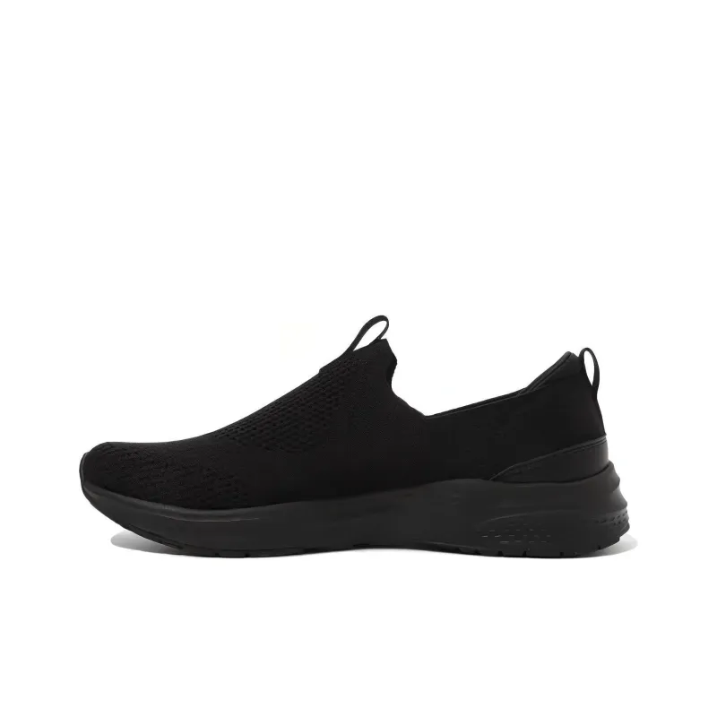 FILA Abrasion Resistant Breathable Low Top Running Shoes Unisex Black-0