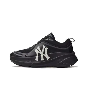 MLB Chunky Runner Ath flow Anti Slip Wear Resistant Low Top Running Shoes Unisex Black White