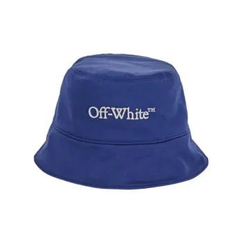 OFF-WHITE Cotton Bucket Hats Unisex Blue