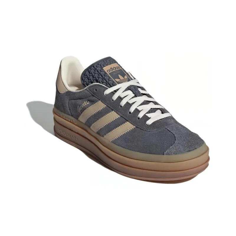 Adidas Gazelle Bold Grey Magic Beige Gum Women's-2