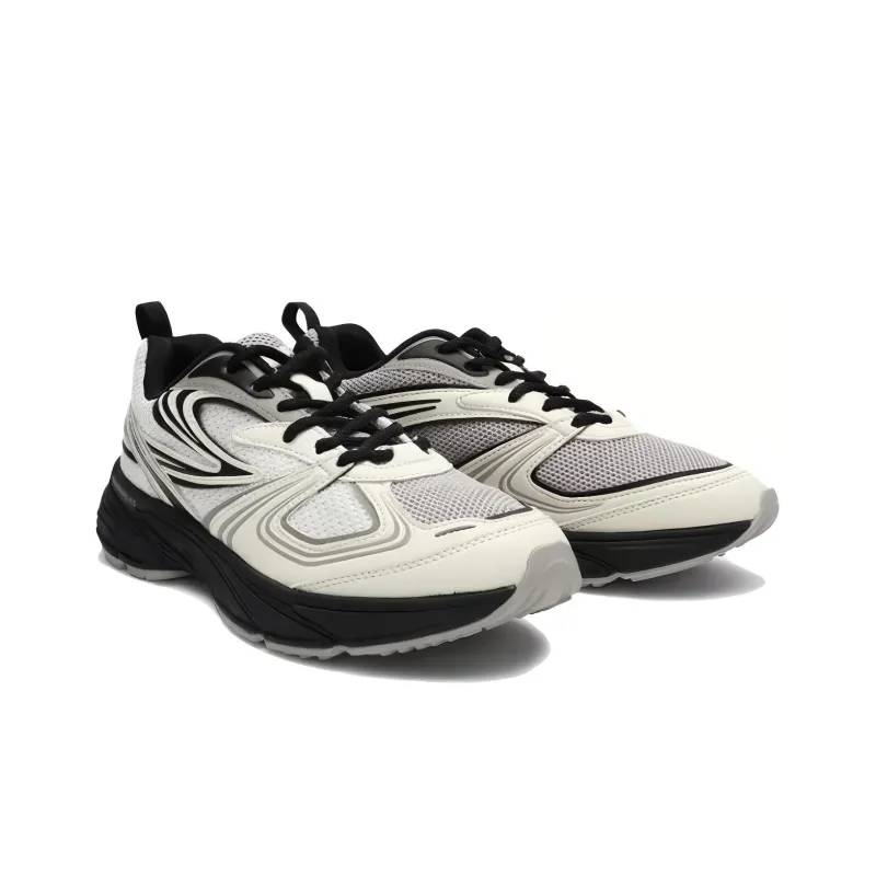 FILA Interrun Cushioning Anti Slip Wear Resistant Breathability Low Top Casual Running Shoes Unisex White-2