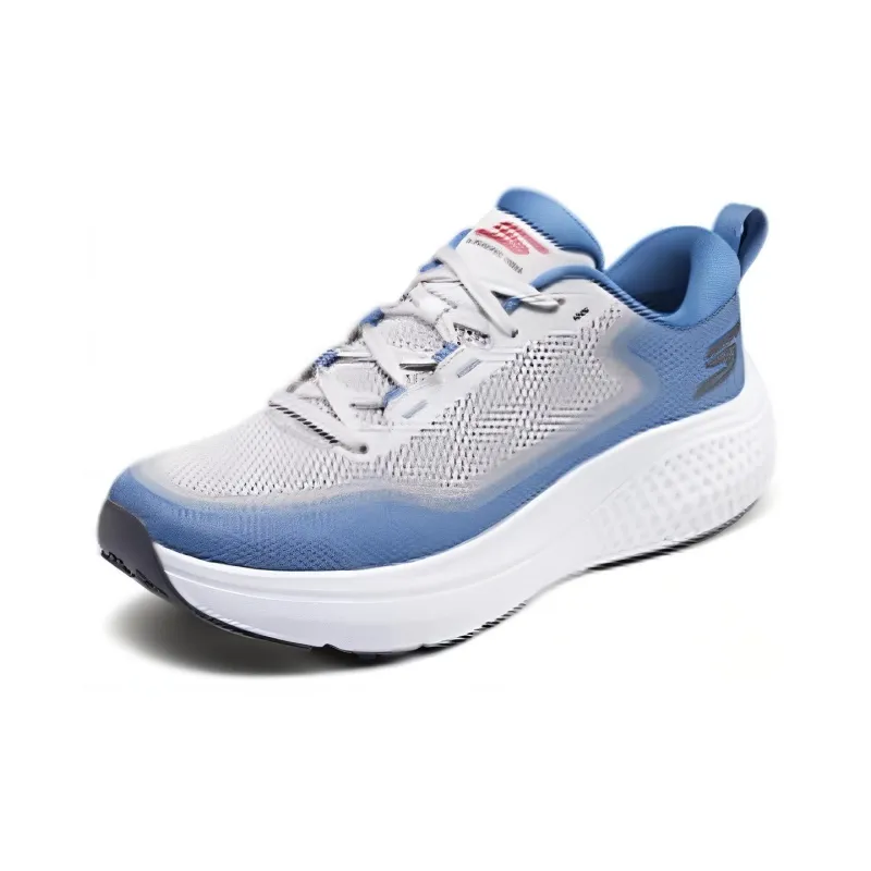 Skechers Cushioning, Wear Resistant Low Top Running Shoes Men's Blue Gray-3