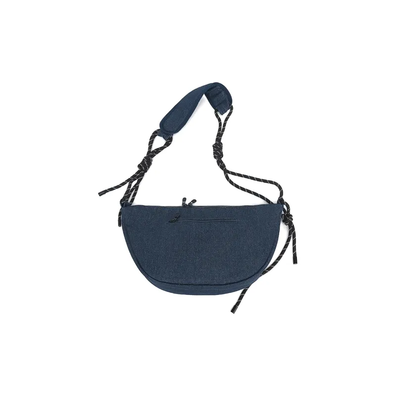 Lee Denim Dumpling Bag Crossbody Bag Regular Unisex Denim Blue/Gray White/Blue White/Black-1
