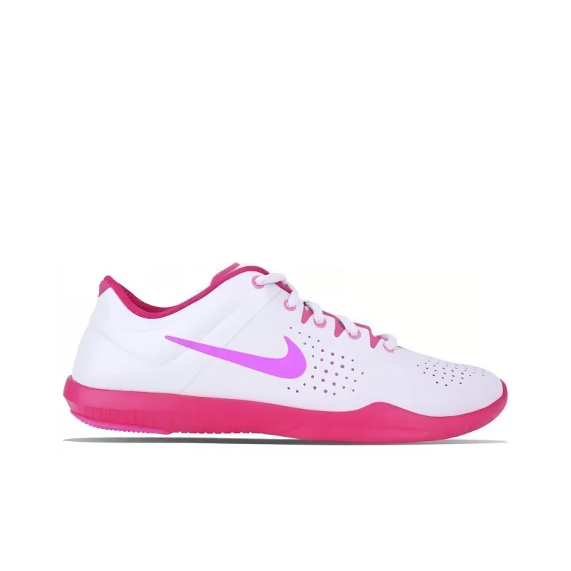 Nike Studio Trainer Cushioned Slip Resistant Abrasion Resistant Breathable Low Top Training Shoes Women's White Pink-1