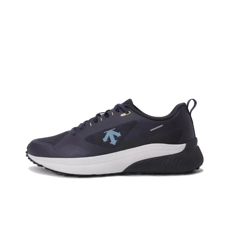 DESCENTE Anti Slip Wear Resistant Low Top Casual Running Shoes Unisex Marine Blue-0