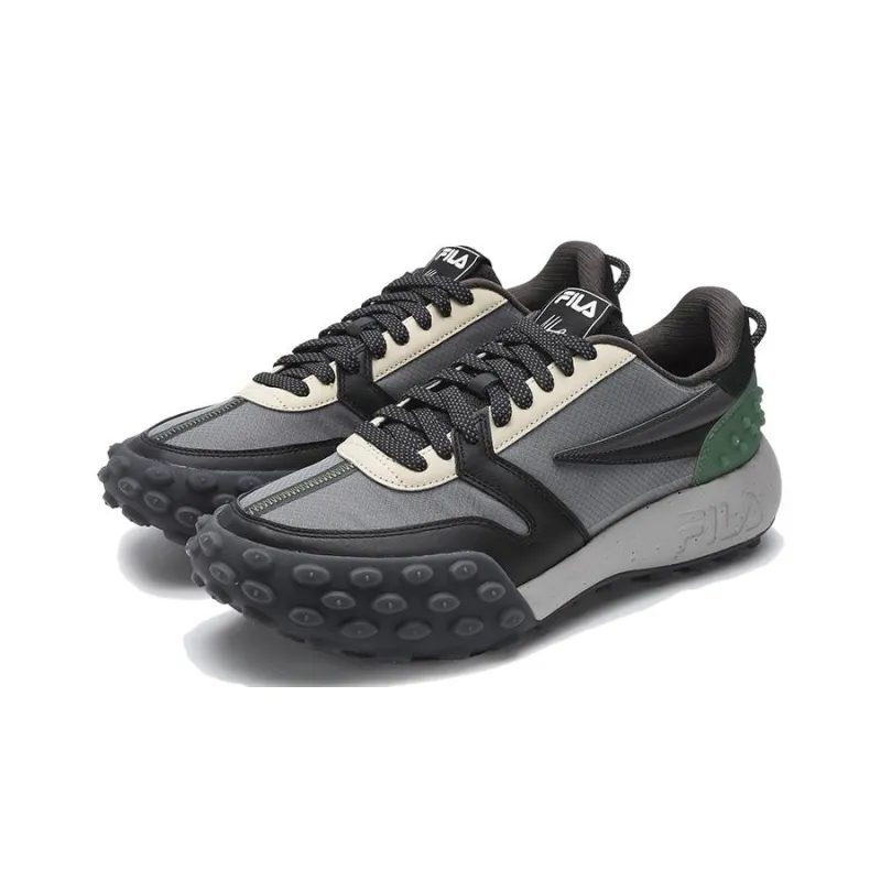FILA Gara Low Top Casual Shoes Men's Gray Black-2