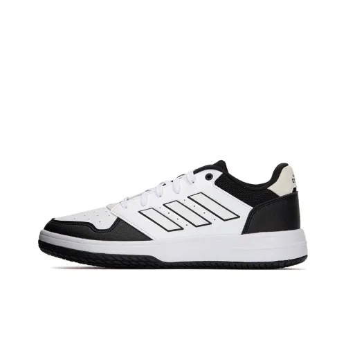 Adidas Gametalker Vintage Basketball Shoes Unisex Low-Top White/Charcoal Black