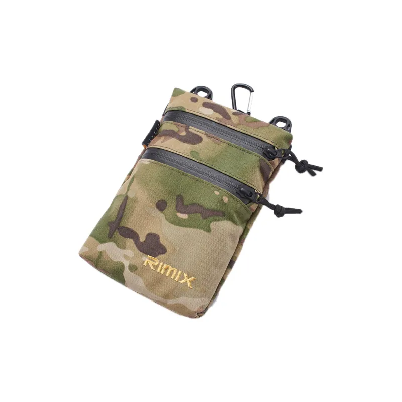 RIMIX Nylon Fanny Pack Regular Unisex Black/Camouflage-1