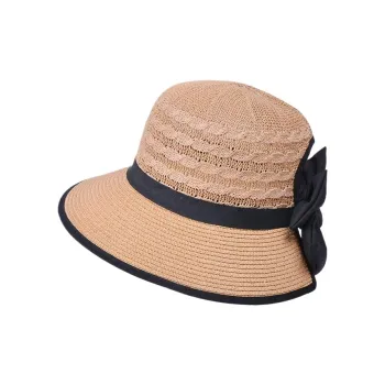 Yi Bu Kang Straw Woven Bucket Hats Women's