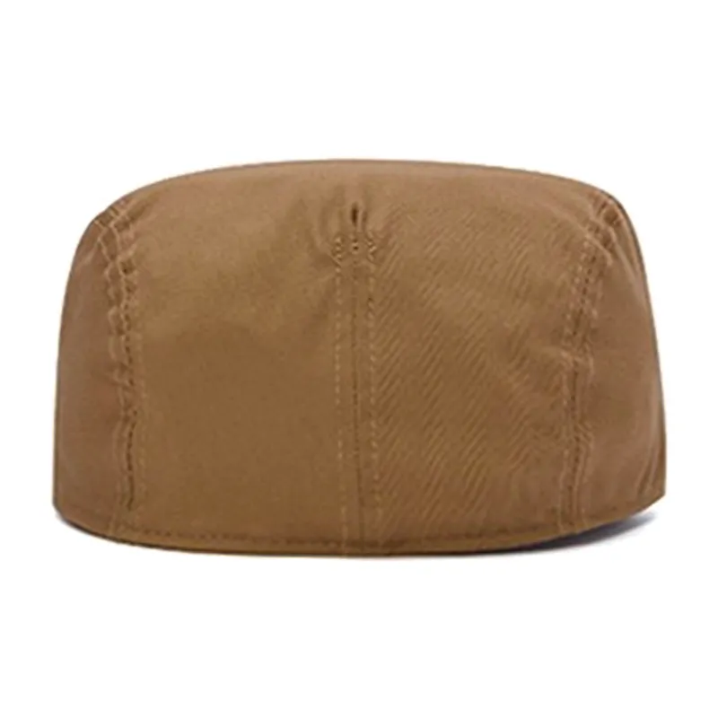 New Era Cotton Berets Unisex Brown-2