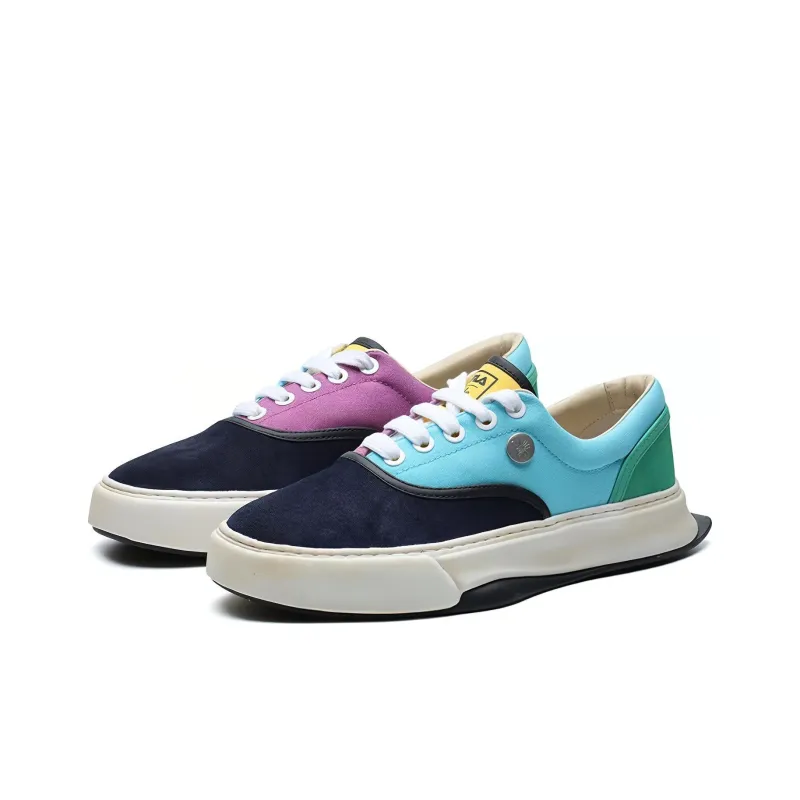 Mihara Yasuhiro X FILA FM Skateboard Shoes Men Low Top Legend Blue/Buttons Blue-2