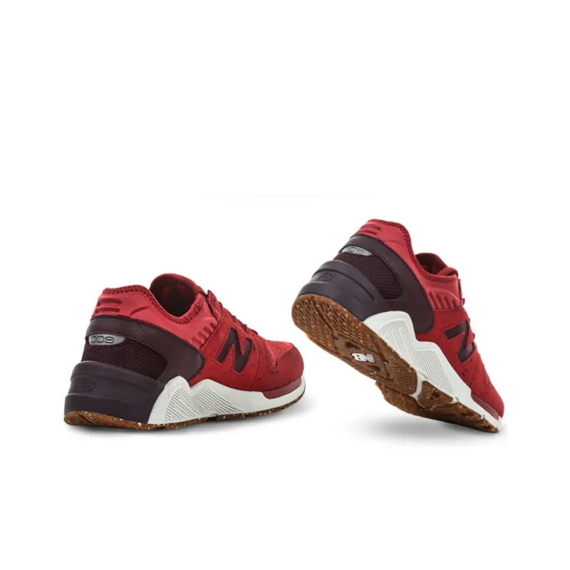 New Balance 009 Speckle Suede Supernova Red-3