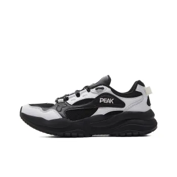 PEAK Cushioning Coverage Rebound Slip Resistant Low Top Casual Shoes Women's Light Gray Black