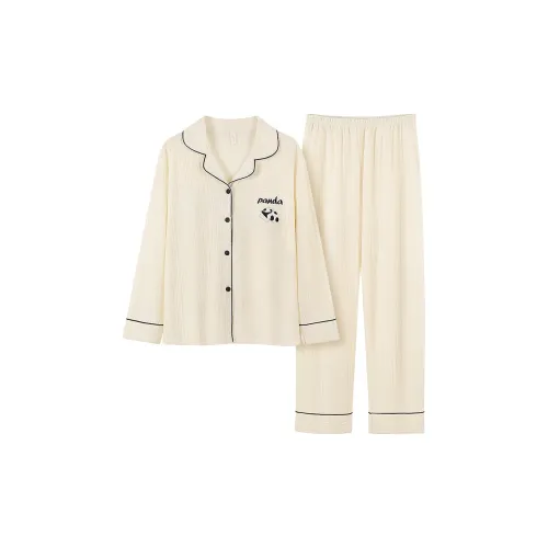 Maultiay Pajama Set Women's Apricot