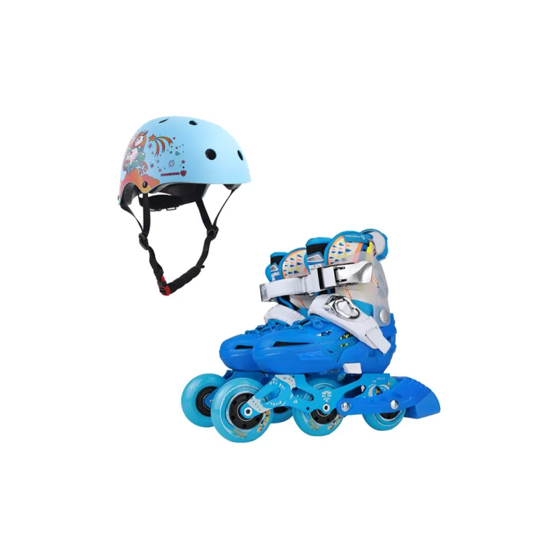 FLYING EAGLE Roller Skate Set ABS Hard Shell \ EPS Foam Casual, Commuting Unisex 28 32 S\M Black, Blue, Pink-6