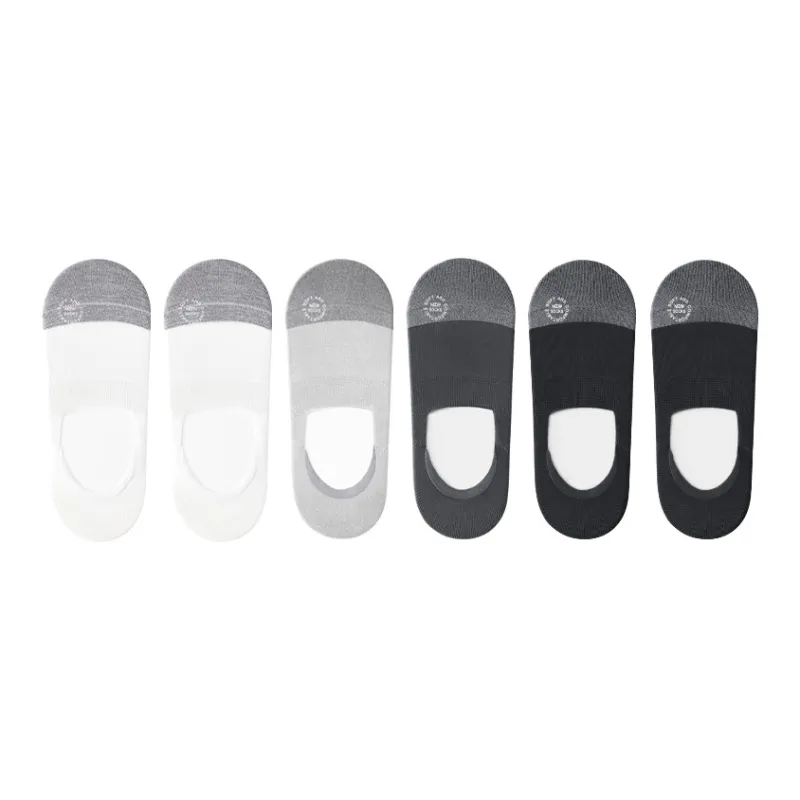 B&C.Room SS24 No Show Socks Spring Summer Men's 6 Pack-3